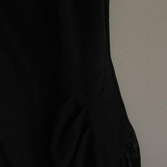 Lulus Women S Black Sleeveless Every Time We Touch Fringe Bodycon Mini Dress - Picture 6 of 12